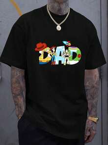 Men T-Shirts - 黑色 - 查看 1