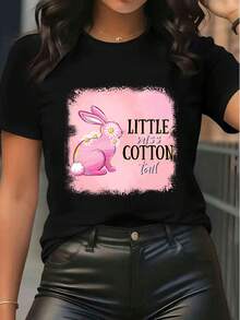 Women T-Shirts - Black - View 1