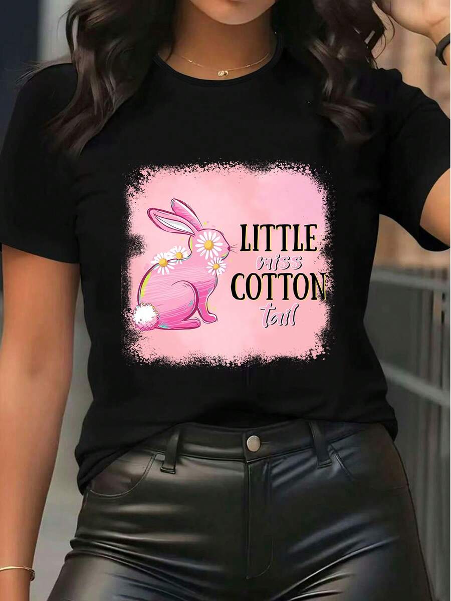 Women T-Shirts - Black - View 1