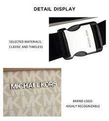 Michael Kors Cooper Printed Men's Shoulder Bag And Wallet 37R5LCOY9B HUSK - 淺褐色37R5LCOY9B HUSK - 查看 9