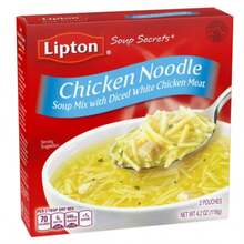 Lipton Secrets Chicken Noodle Soup Mix, Regular, 4.2 Oz, 2 Pouch Box, Pack Of 2 - Noodle - View 3