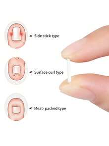 50pcs Embedded Toenail Stickers, Foot Care & Nail Repair Tools, Manicure Care - Multicolor - View 2