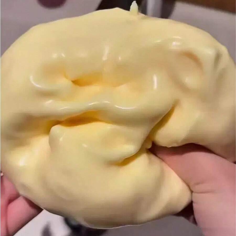 Outdoor Displayable Realistic Cheese Squeeze Toy, Stress Relief Soft Tofu Ball, Stress Relief Soft Ball, Soft And Sticky Texture, Suitable As Birthday Or Holiday Gift - Multicolor - View 1