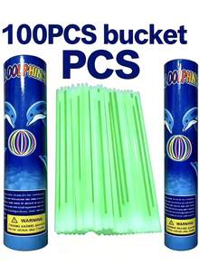 200pcs Multicolor Glow Sticks, Party Decoration, Glow For 8 To 12 Hours, Night Light Effect, Can Be Used To Light Up Party Gifts, Bracelets, Necklaces, Neon Effect, Suitable For Wedding Party, Brighter Colors. - View 14