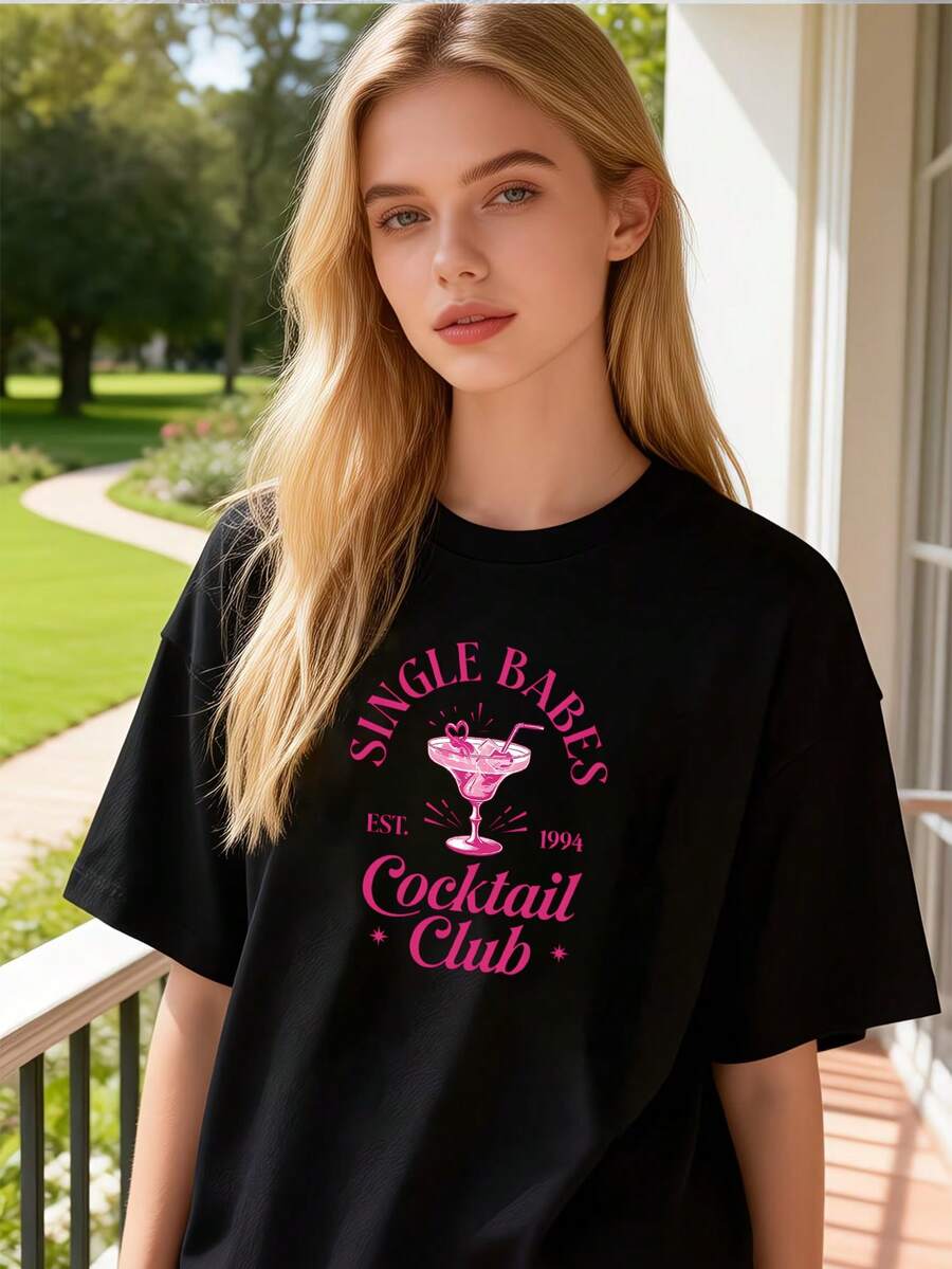 Women T-Shirts - Black - View 1