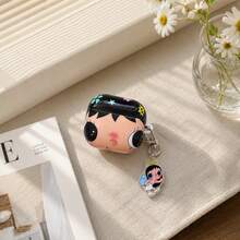 Japanese Minimalist Floral Design Pro 3/Pro 2 Cute Protective Case, Suitable For Apple 4/ 3 New Version 1/2, Elegant Earphone Case For Women - Champagne - View 6