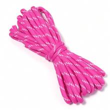 5 Yardas/Paquete Cuerda Trenzada de Poliéster, Cuerda de Escalada de Poliéster con Núcleo Bicolor, Cuerda Trenzada Hecha a Mano de 5mm - Cuerda de Versátil Adecuada para Correas de Mascotas, Manualidades de Encaje y Proyectos DIY, Cadenas de Teléfono, Llaveros, Accesorios de Ropa y Bolsos - Cuerda trenzada - Ver 20