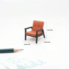1/2 休閒椅模型、邊桌模型、居家客廳家具裝飾、居家裝飾家具、1:12 居家家具模型、迷你休閒椅及微縮場景拍攝道具 - pp休閒椅+邊幾 - 查看 15