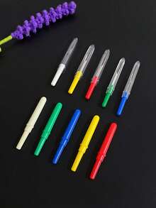 [4/5pcs]Small Seam Ripper, Full Color And Semi-Color Options, Rich Color Palette, High Visibility; Suitable For Home Use To Remove Tag Stitches, Trim Loose Threads, Unpick Seams, Essential Household Accessory, Popular Tool For Students - Small Thread Remover - View 3