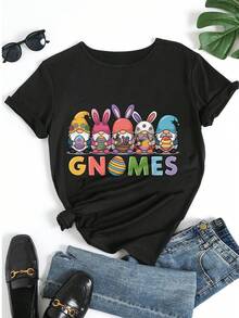 Women T-Shirts - Black - View 5