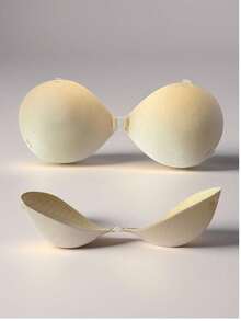 1pc Thickened Invisible Adhesive Breast Lift Tape With Transparent Shoulder Straps, Suitable For Dresses, Enhances Cleavage, Lifts And Shapes, Ideal For Petite/Small Bust - Multicolor - View 6