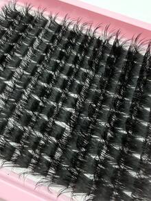 8D 蓬鬆簇狀睫毛 100D D捲 0.07mm 14-24mm 混裝盤 DIY 單根睫毛接種 濃密戲劇感 柔軟可重複使用 適合初學者居家使用 - 查看 3