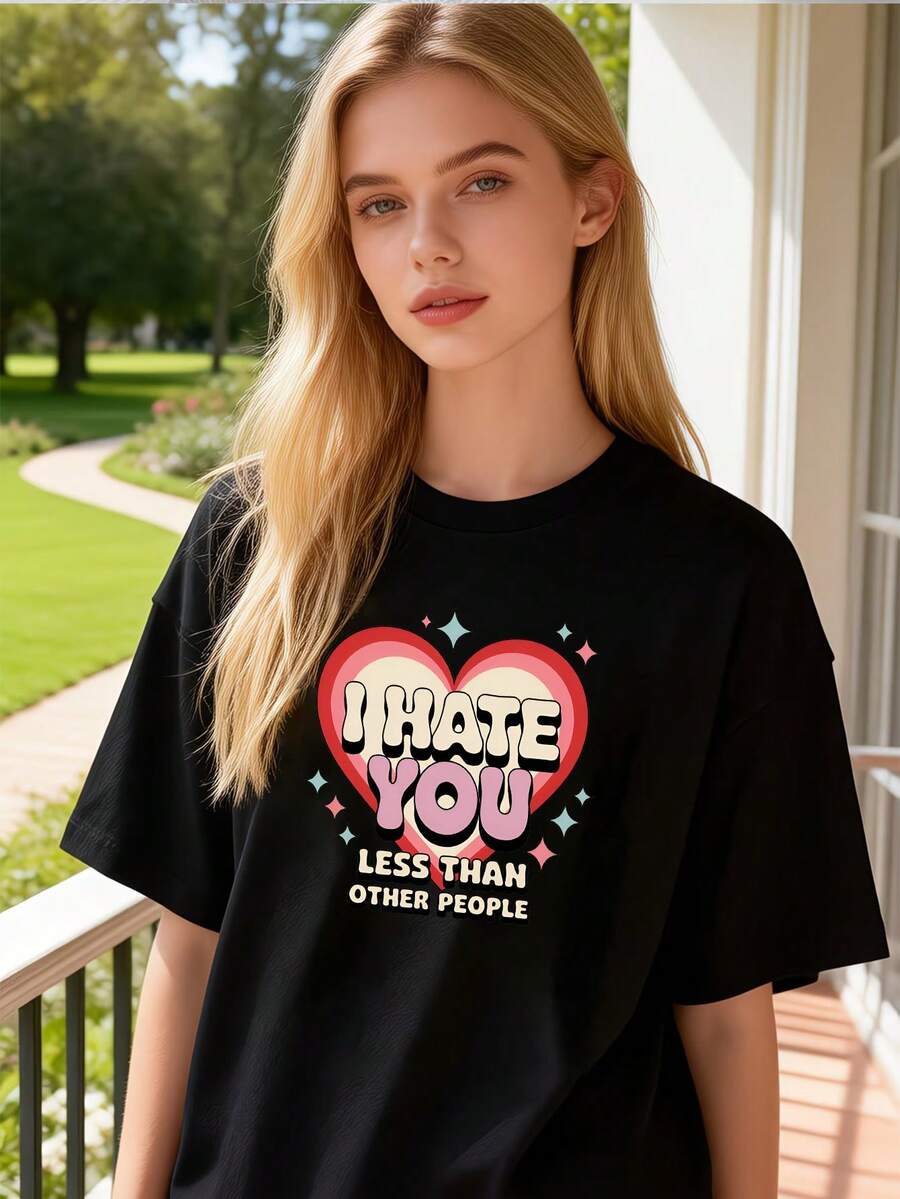 Women T-Shirts - Black - View 1