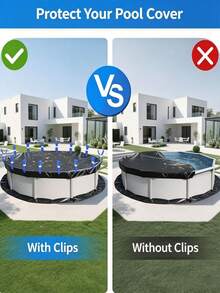 6/1/10pcs/12pcs Swimming Pool Cover Clips, Large Beach Chair Towel Clips, Cruise Ship Pool Chair Towel Rack, Heavy Duty Windproof Clips, Suitable For Pool, Curtain, Beach Supplies, Durable Windproof Fixing Device, Used For Securing Swimming Pool Cover - Multiple Styles - View 10