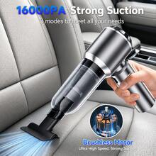 SUITU Multifunctional Cordless Mini Handheld Car Vacuum Cleaner, 11.1V 2000mAh USB Rechargeable, 3 Adjustable Suction Levels, Dual Suction & Blow Function With Multiple Attachments, Powerful Durable Vacuum For Car, Keyboard, Home & Pet Hair Cleaning - Multicolor - View 1