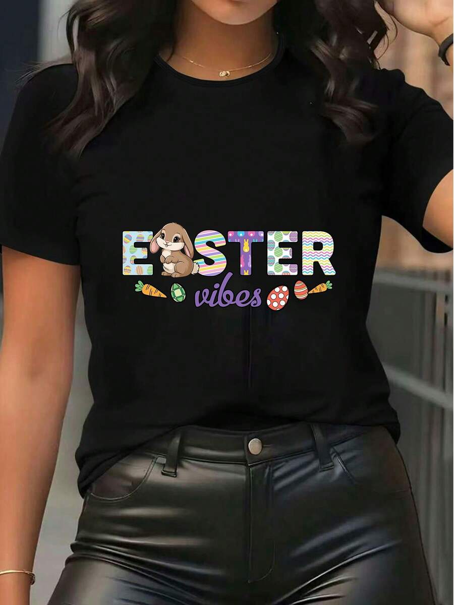 Women T-Shirts - Black - View 1