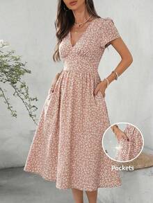 Clasi Vestido de mujer nuevo y elegante con cuello en V, cintura ceñida, bolsillos y estampado floral para vacaciones.Vestido midi de línea A con encaje, cuello en V y mangas cortas, cintura ceñida.para uso diario, vacaciones, primavera/verano.Vestido floral elegante para salidas y vacaciones.Vestido midi con estampado floral, regalo para mamá.Vestido de línea A para festivales, citas nocturnas de verano, vestido de verano, vestido elegante para mujer, vestido bohemio de verano, vestido casual de verano con estilo español, vestidos de resort para mujer, vestidos de verano para mujer, vestidos vintage para mujer, vestidos retro para mujer, vestido con estilo español, vestidos de verano para mujer, vestidos de primavera para mujer, vestidos envolventes para damas, vestidos para mujer, vestidos de picnic para mujer, vestido casual rojo, vestido de gasa con estampado floral, vestidos de verano para mujer, vestido Yisikado, vestido Zanea, vestido floral rojo, vestidos de mujer - Rosa vieja - Ver 1
