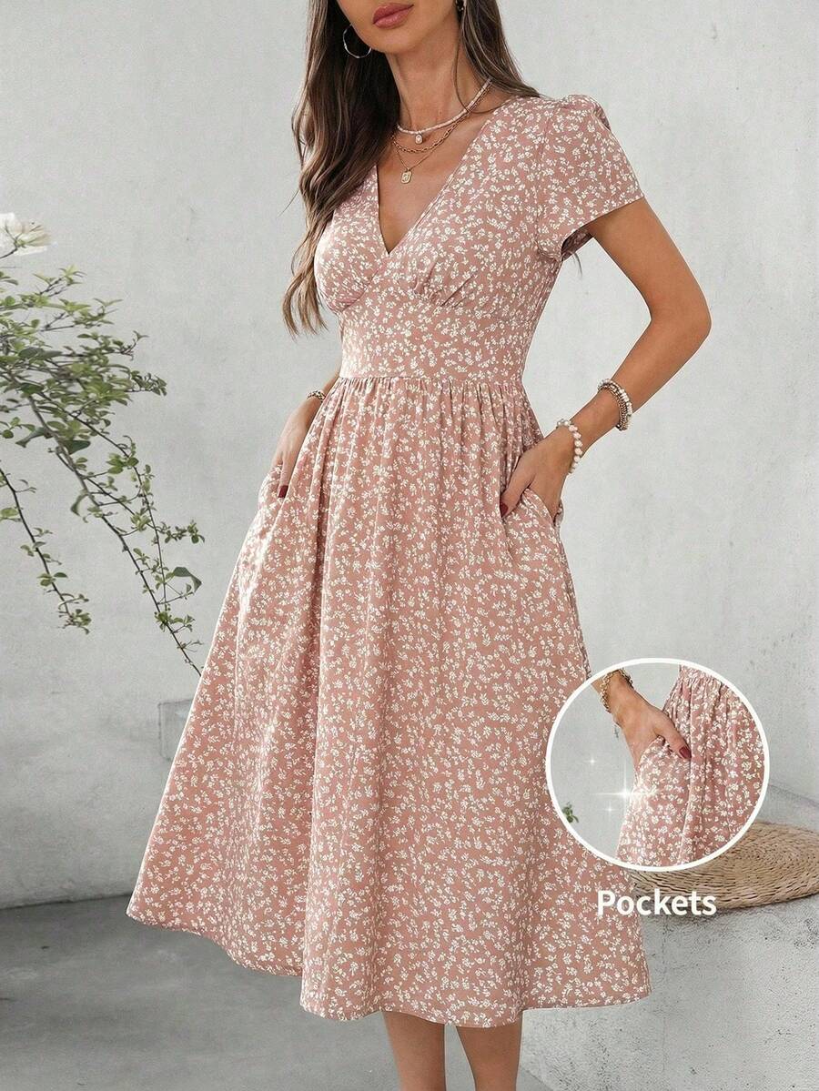Clasi Vestido de mujer nuevo y elegante con cuello en V, cintura ceñida, bolsillos y estampado floral para vacaciones.Vestido midi de línea A con encaje, cuello en V y mangas cortas, cintura ceñida.para uso diario, vacaciones, primavera/verano.Vestido floral elegante para salidas y vacaciones.Vestido midi con estampado floral, regalo para mamá.Vestido de línea A para festivales, citas nocturnas de verano, vestido de verano, vestido elegante para mujer, vestido bohemio de verano, vestido casual de verano con estilo español, vestidos de resort para mujer, vestidos de verano para mujer, vestidos vintage para mujer, vestidos retro para mujer, vestido con estilo español, vestidos de verano para mujer, vestidos de primavera para mujer, vestidos envolventes para damas, vestidos para mujer, vestidos de picnic para mujer, vestido casual rojo, vestido de gasa con estampado floral, vestidos de verano para mujer, vestido Yisikado, vestido Zanea, vestido floral rojo, vestidos de mujer - Rosa vieja - Ver 1