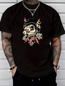 Men T-Shirts - Black - View 6