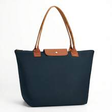 NEWHEY Bolso Tote Plegable de Tela Oxford, Bolso Dumpling de Gran Capacidad, Bolso de Hombro para Compras, Y2k - Multicolor - Ver 1