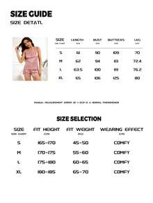 Lotus Pink Ruffled Lace/Ruffled Lace Sleeveless Women's Pajamas. Homepage > Women's Two-Piece Sets > Satin Comfortable And Playful Two-Piece Pajama Sets. - Dusty Pink - View 6