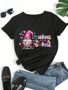 Women T-Shirts - Black - View 5