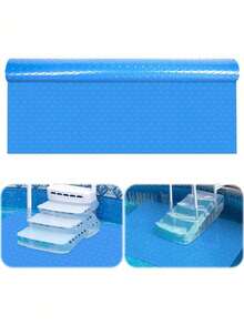 1pc Thickened Pool Ladder Mat, Protective Pool Ladder Mat/Step Mat, Anti-Slip Textured, Wide Striped Protective Mat, Pool Accessories, Suitable For Pool Entrance Protective Ladder Mat - Swimming Pool Ladder Mat - View 11