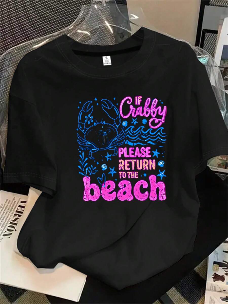 Halloween Graphic T-Shirt - Black - View 1