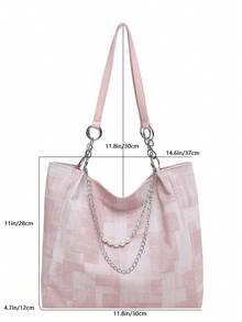New Fashion Handbag For Women, Versatile Commuter Tote Bag With Large Capacity, Shoulder Bag - Multicolor - View 2
