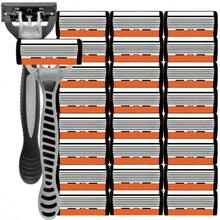 6-Layer Razor, Specially Designed For The Ultimate Shaving Experience. Features Replaceable Heads, A Non-Slip Handle, And Progressively Layered Blades That Reach Deep Into Hair Follicles For Precise Hair Removal. Leaves Skin & Smooth, Face Razor - Multicolor - View 19