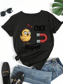 Women T-Shirts - Black - View 5