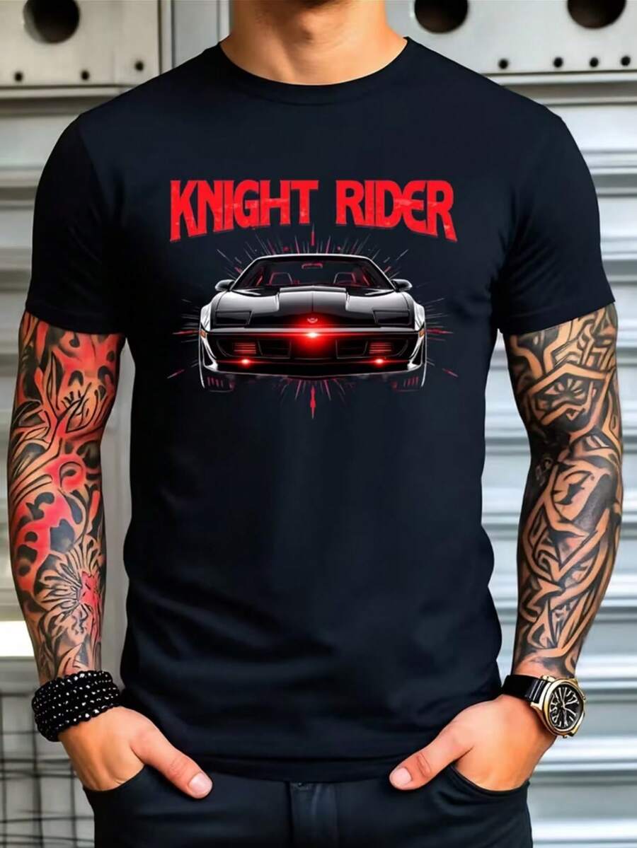 Men T-Shirts - Hitam - View 1