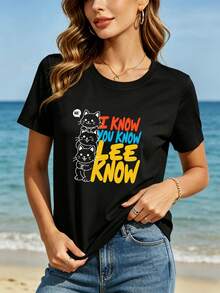 Kvinnor T-shirts - Svart - Visa 3