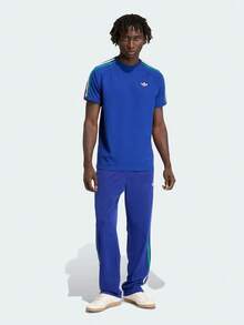 Adidas Originals 男款 ORIGINALS T-SHIRT 經典純棉三條紋運動短袖T恤 KC8641 - 寶藍色 - 查看 6