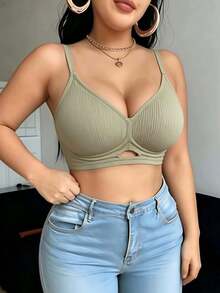 2件組/套 柔軟支撐乳膠抗菌無縫胸罩，小胸罩杯適用，側乳包覆，防下垂，無鋼圈女款胸罩 - 彩色 - 查看 2