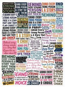 56 Piezas Pegatinas con Frases Motivadoras – "Detrás de Cada Persona Fuerte Hay Una Historia" En Múltiples Tipografías, Adhesivo Impermeable Para Diario, Funda de Teléfono, Portátil, Botella de Agua, Diario Decoración DIY, Suministros de Scrapbook, Accesorios de Escritorio, Suministros Escolares - Multicolor - Ver 2