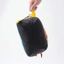 Tas Perlengkapan Mandi Multi-Layer Warna-warni, Tas Bahu Mini Wanita Kasual Warna-warni dengan Tali Bahu yang Dapat Diatur, Portabel & Kapasitas Besar, Untuk Piknik, Aktivitas Luar Ruangan, Sehari-hari, Perjalanan, Banyak Kompartemen untuk Penyimpanan yang Terorganisir dan Praktis, Unisex, Kembali ke Sekolah - MultiWarna - View 6