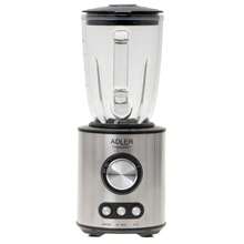 Adler Blender Countertop Jug Blender Smoothie Maker 1700W 1.5L Glass Jug 2 Speed Smoothie Ice Crush Pulse 4-Blade Stainless Steel Overheat Protection - EU E Type Plug(220-240V) - View 3