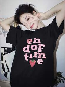 Women T-Shirts - Black - View 1