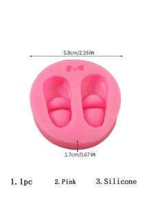 SikeSike 1个蝴蝶结蜡烛DIY蜡熔化硅胶模具，香石装饰 - 粉色 - 查看 7