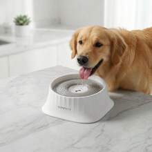 No Spill Dog Water Bowl, Large Capacity Pet Water Dispenser With Floating Disk, Splash-Proof Slow Feeder, Mess-Free Non-Slip Dog Bowl Prevent Wet Mouth For Messy Drinkers Cats - 2L - View 10