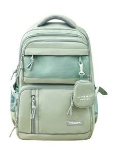 New Luminous Design Fashionable Minimalist Casual Travel Backpack, Large Capacity Multifunctional Couple Backpack Suitable For Multiple Occasions - Multicolor - View 10