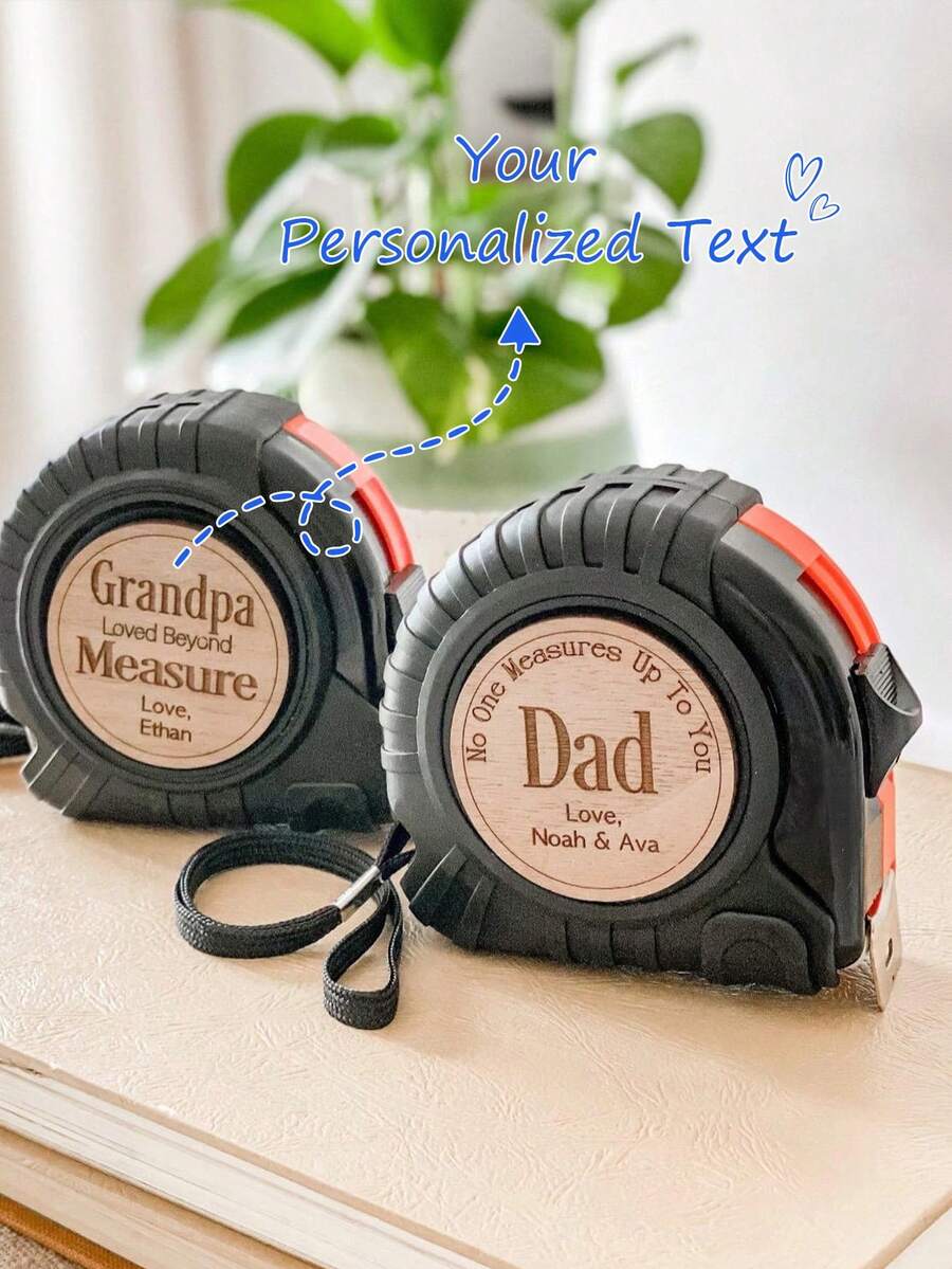 Tak Ada yang Sebanding Denganmu, Pita Ukur yang Dipersonalisasi, Hadiah untuk Papa, Hadiah untuk Kakek, Hadiah untuk Kakek Nenek, Hadiah untuk Tukang Kayu, Hadiah Hari Ayah, PAPA - MultiWarna - View 1