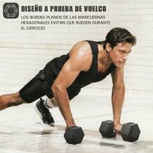 Hex Dumbbells 2.5/5/7.5/10/12.5/15/17.5/20/25 Kg, Non-Slip Coating, Ergonomic Handle, Rubber Dumbbell Set, Dumbbell Combination, Strength And Cardiovascular Training, Suitable For Home And Gym Use - 5公斤 x2 - 查看 7