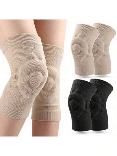 1 chiếc băng gối thể thao unisex, đệm silicone đàn hồi, thoáng khí chống trượt cho chạy bộ, bóng rổ, đạp xe, leo núi, khiêu vũ & trượt tuyết