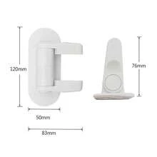 1pc Plain Lock, White Plastic Door Lock Protector For Household - White - View 10