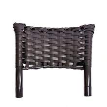 reed space Banqueta Alta Junco Preto Estrutura em Aço para Bancada Cozinha Balcão Área Gourmet Resistente - Verde - Visão 4