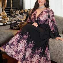 Plus Size Dresses - Negro01 - View 1