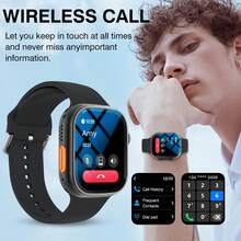 Men's Sports Smart Watch, Bluetooth, Call, Multi-Sport Modes, Incoming Call & Message Notification, Compatible With Apple And Android - Multicolor - View 3