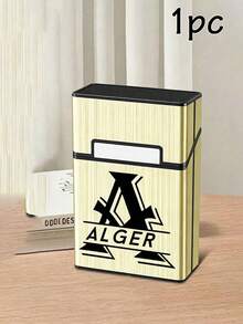 1/2 Piezas Estuche de cigarrillos personalizado con foto, caja de cigarrillos personalizada, soporte de cigarrillos, caja de almacenamiento de cigarrillos portátil personalizada, regalo personalizado para hombres, estuche de cigarrillos personalizado para mujeres, 6x9.4cm, capacidad para 20, oro/plata/negro, regalos de aniversario, regalos para padrinos de boda, regalos para fumadores, recuerdos de fiesta de San Valentín, decoración del Día de San Valentín, regalos de despedida de soltero - Estilo A - Ver 12